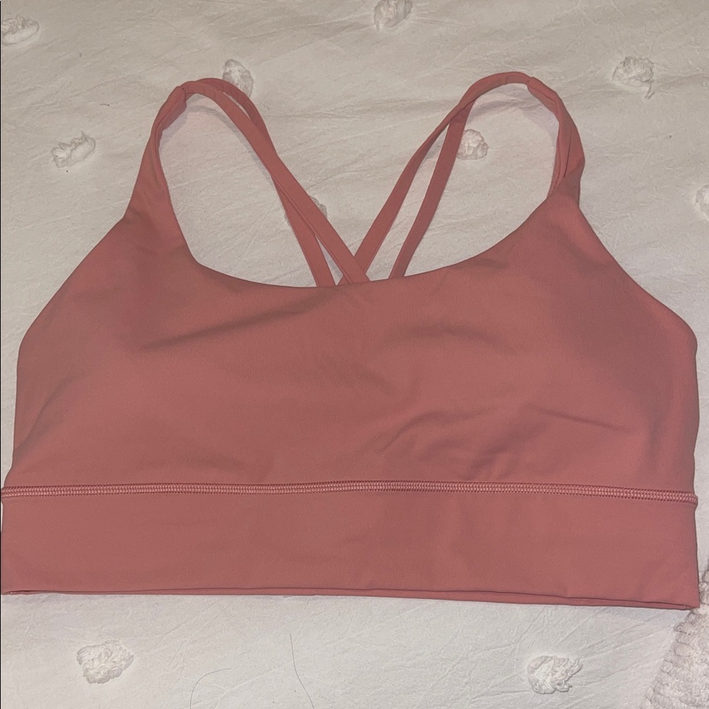 Lululemon Athletica Coral Strappy Sports Bra